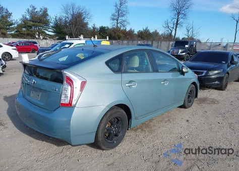 2013 Toyota Prius Two из США, поврежденный, VIN JTDKN3DU0D1642985